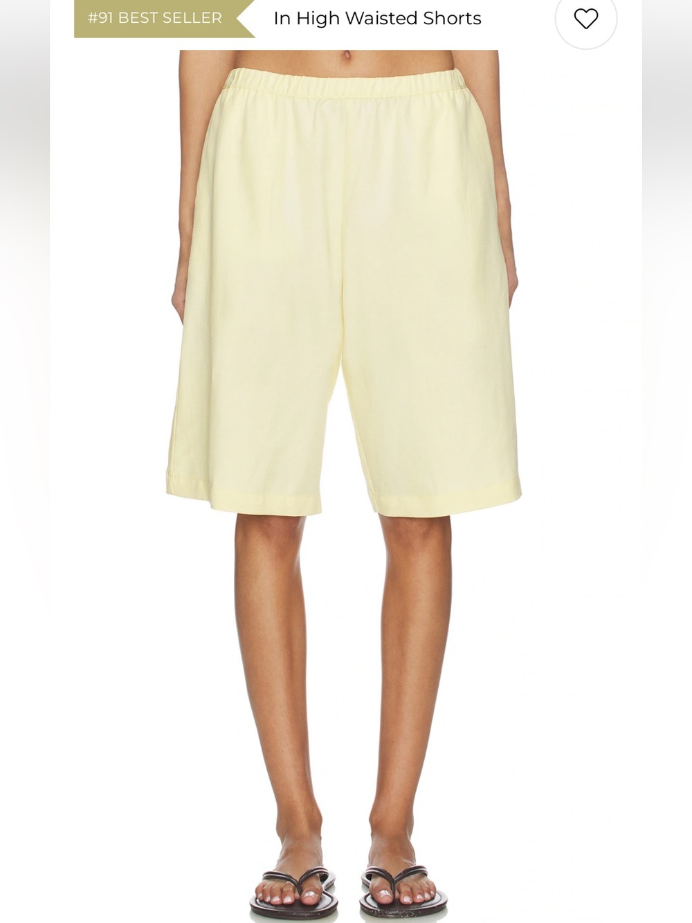 ❤️ NWOT Enza Costa Twill Bermuda Shorts